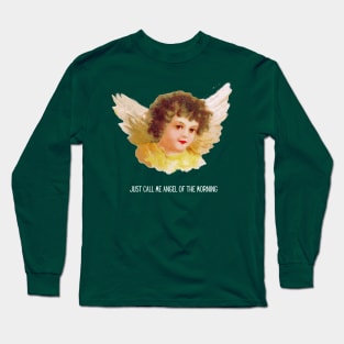 Retro angel vintage classic cute funny Long Sleeve T-Shirt